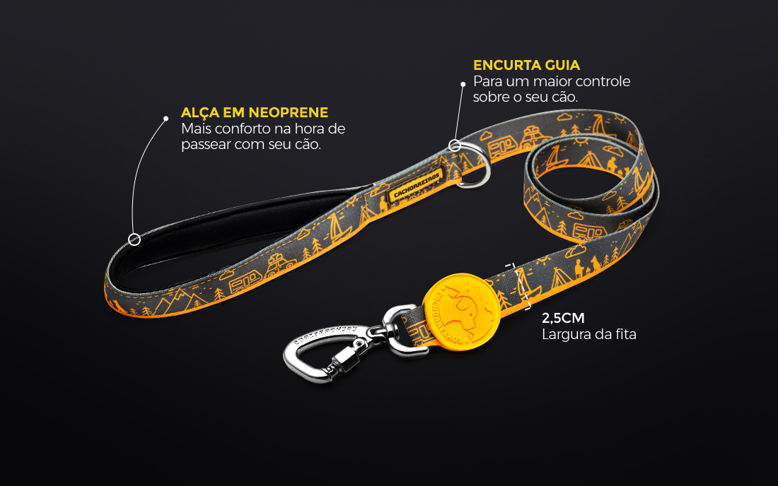 Super Guia para Cachorro Outdoor Cachorreiros