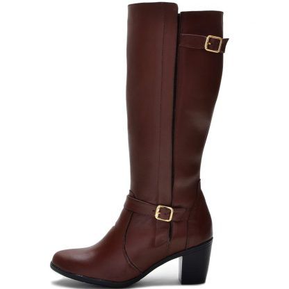 bota montaria marrom feminina
