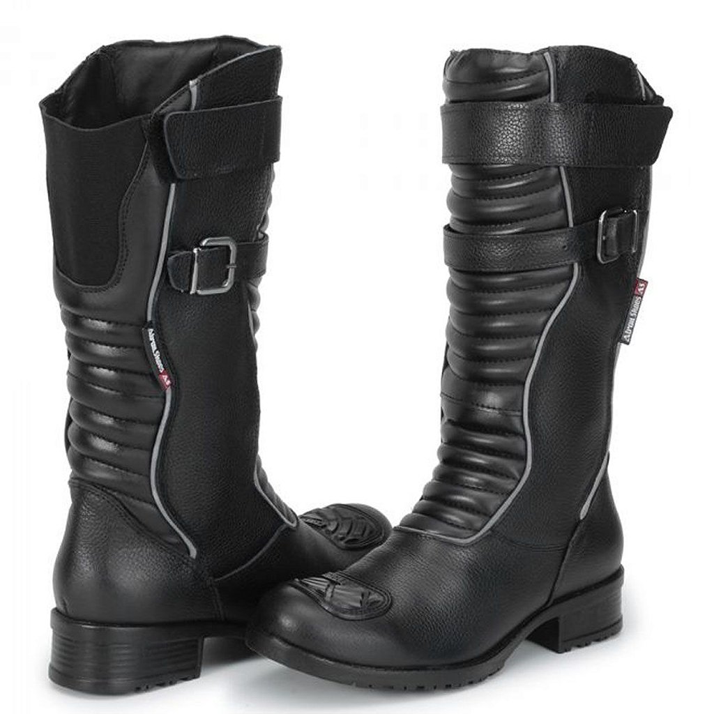 coturno feminino para motociclista