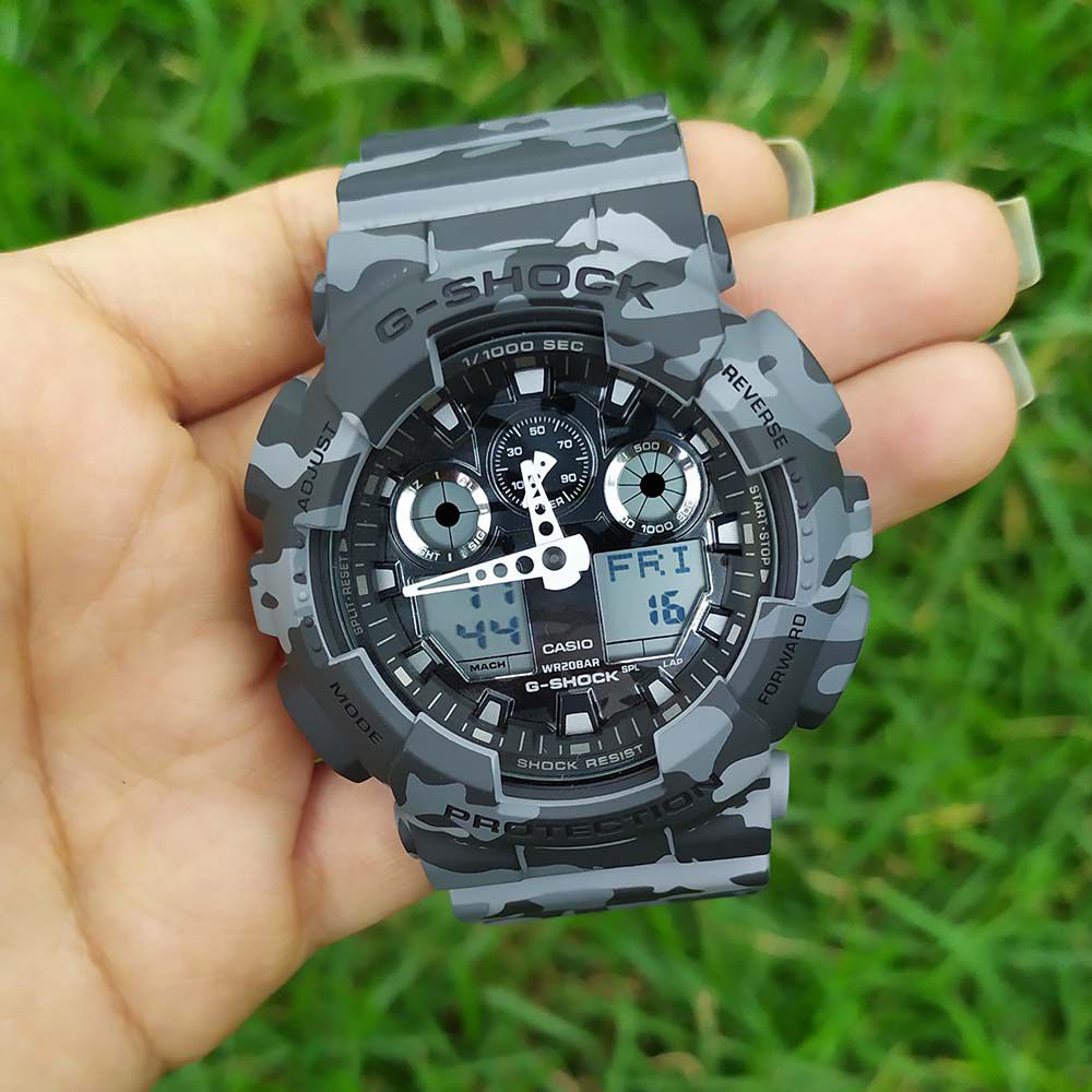 casio g shock wr20bar camuflado