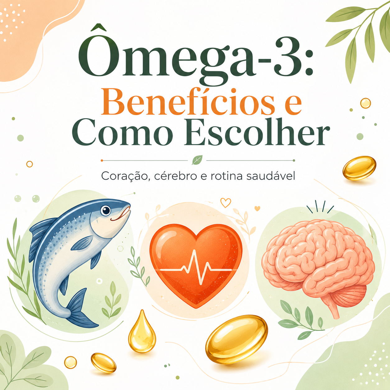 Ômega-3: benefícios e como escolher o melhor para você