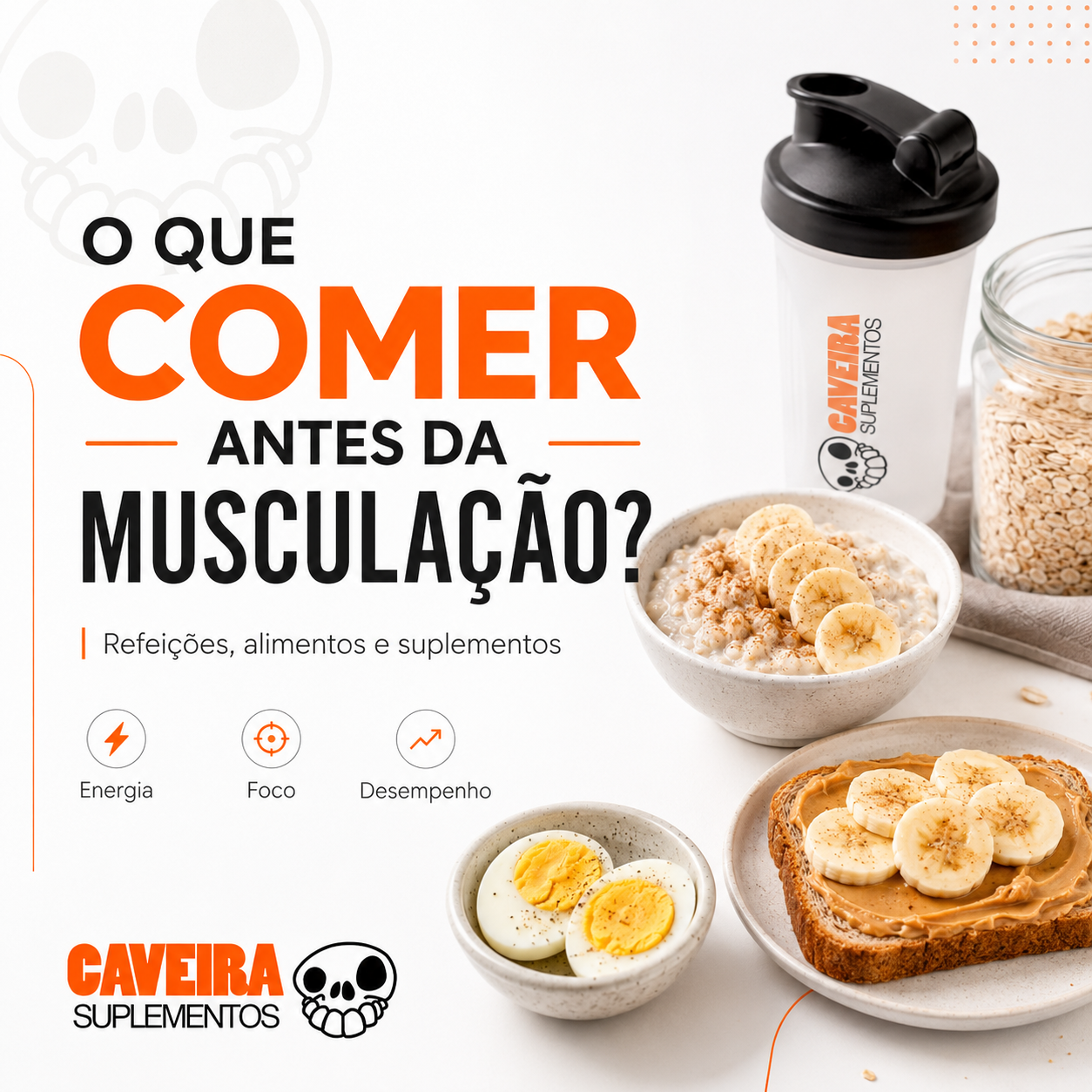O que comer antes da musculação