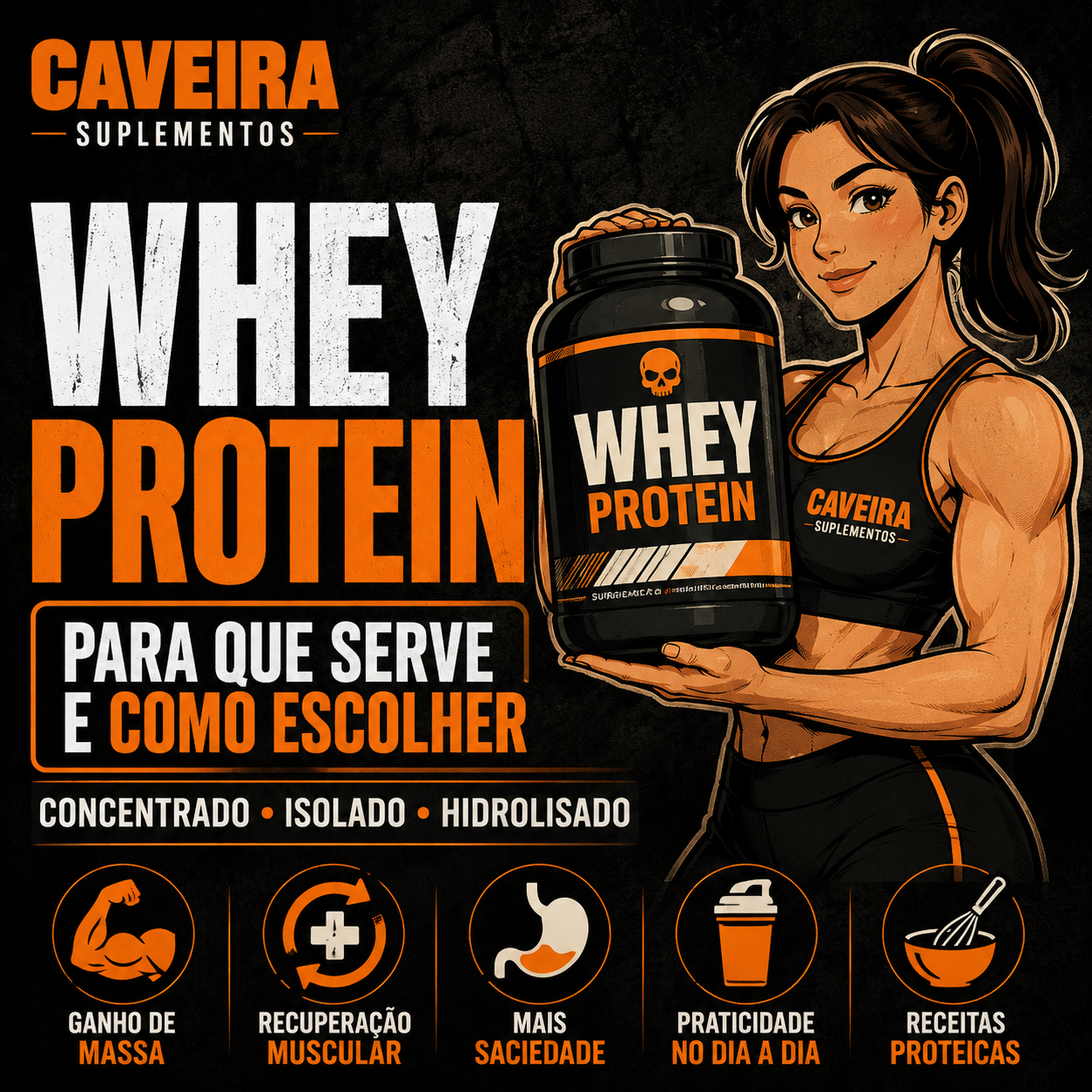 Whey Protein: para que serve, tipos e como escolher