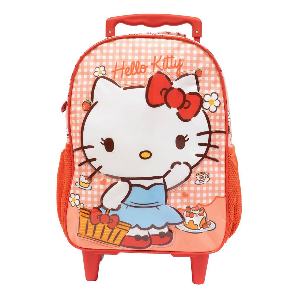 Mochila Costas Hello Kitty Vermelha 16 10852 Xeryus - Pedagógica