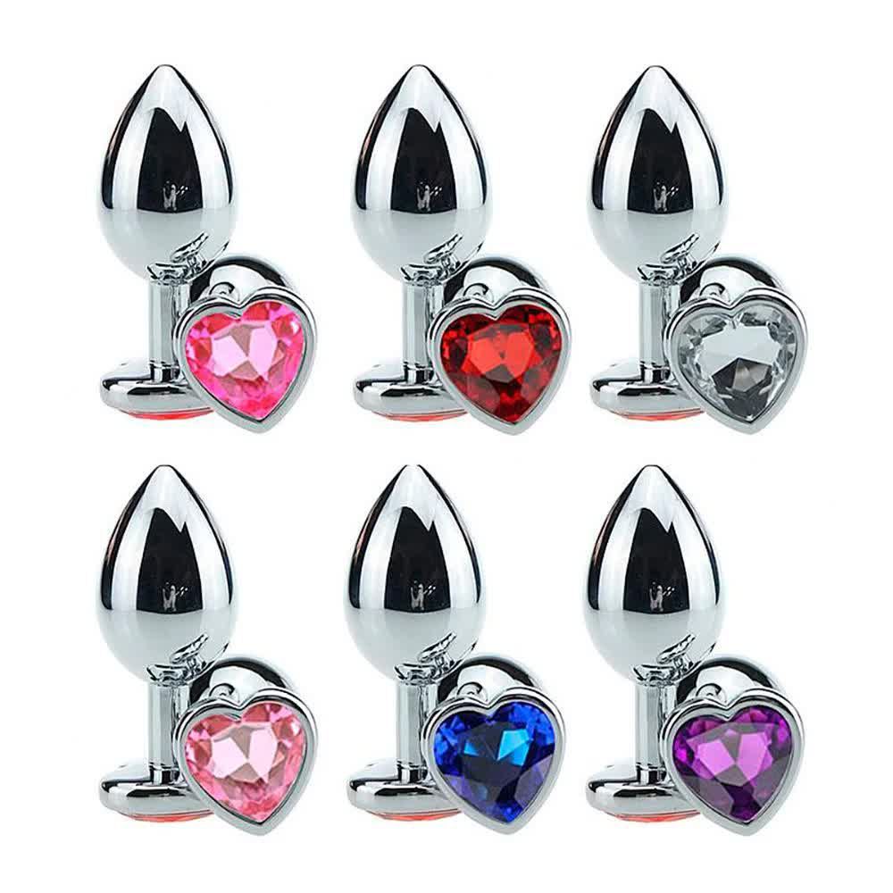 Plug Anal De Ao Inoxidvel Cromado Com Pedra Formato Corao Tamanho - Insanne Angel - os melhores produtos com menores preo! Plug Anal De Ao Inoxidvel Cromado Com Pedra Formato Corao Tamanho - Insanne Angel - os melhores produtos com menores preo!