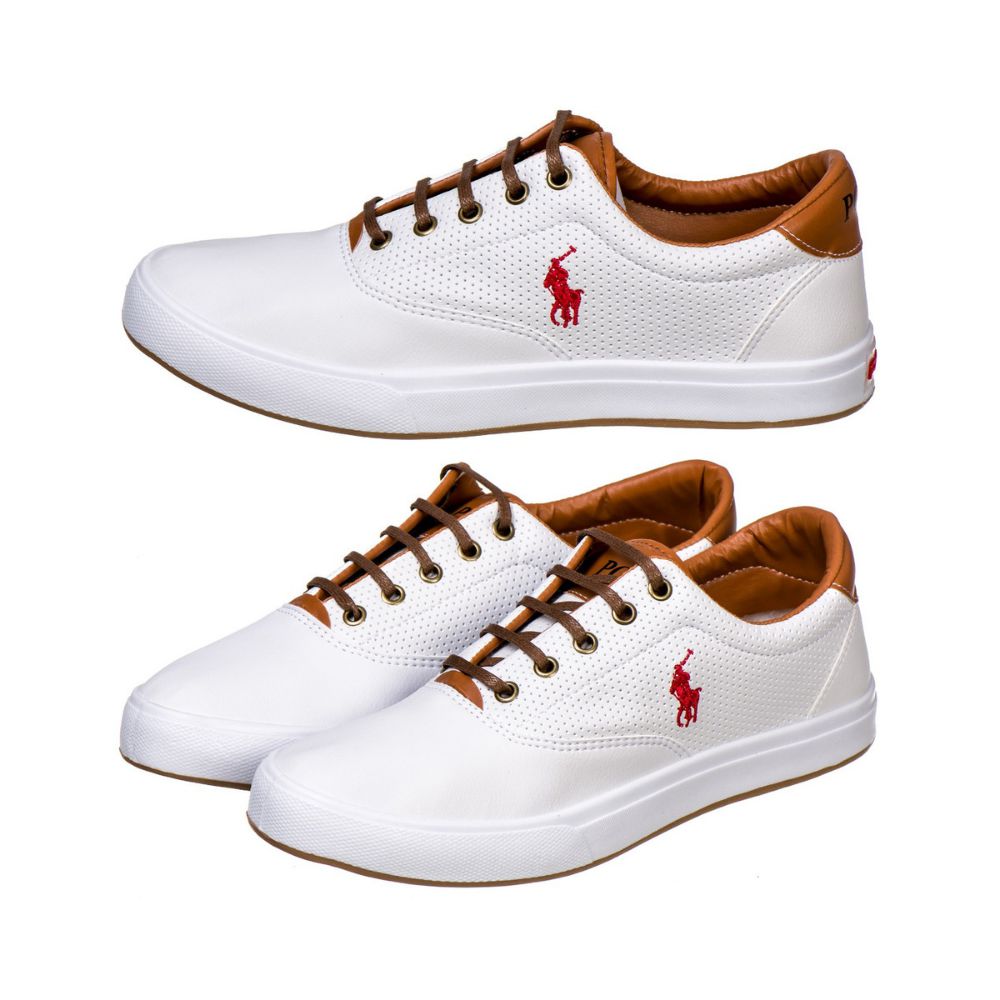 Sapatênis Masculino em Couro Gelo-Bordo Ranster Comfort - 3005 em Promoção  | Ofertas na Americanas