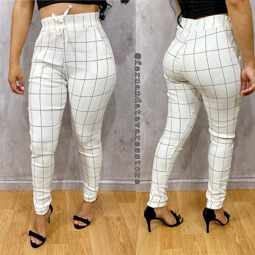 calça bengaline branca