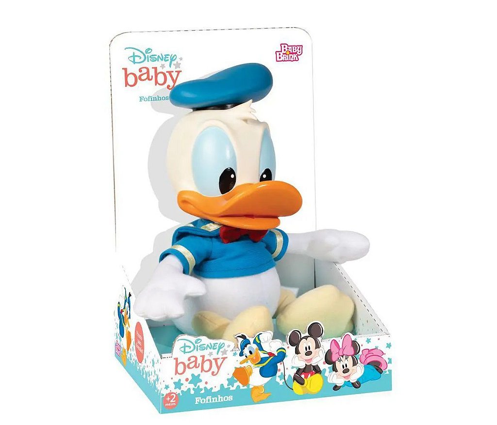 Boneco Fofinhos - Mickey Baby - Disney - Novabrink - Alves Baby