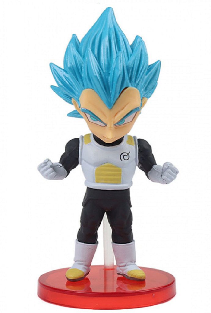 FIGURA DE AÇÃO VEGETA ( Preta ou Branca) - DRAGON BALL