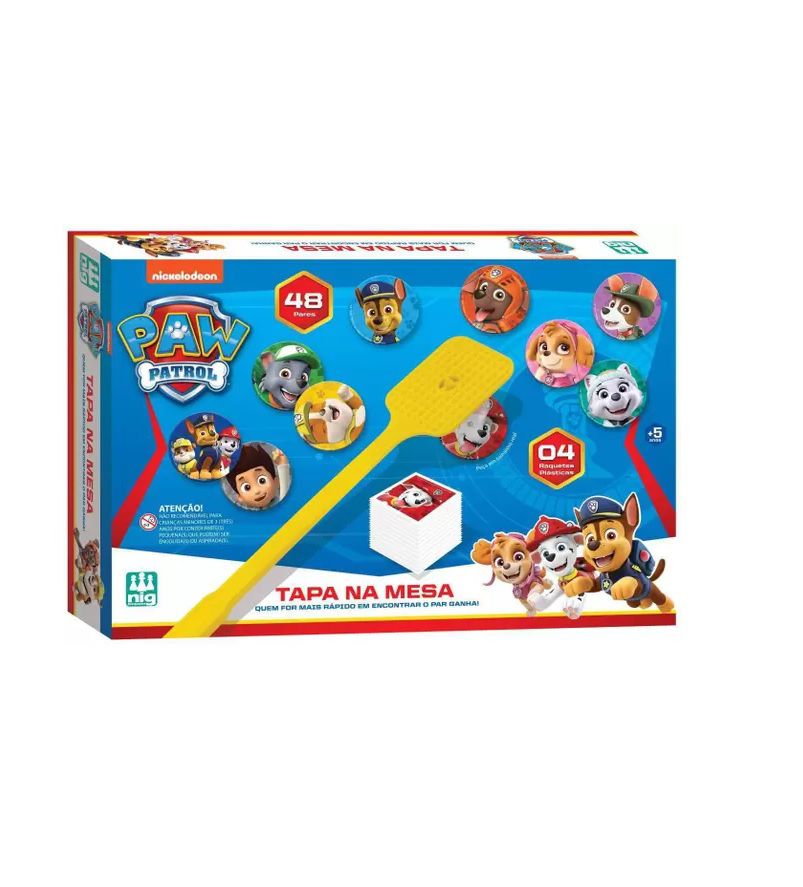 Kit 03 Jogos Infantil Patrulha Canina Pintura Memoria Tapa