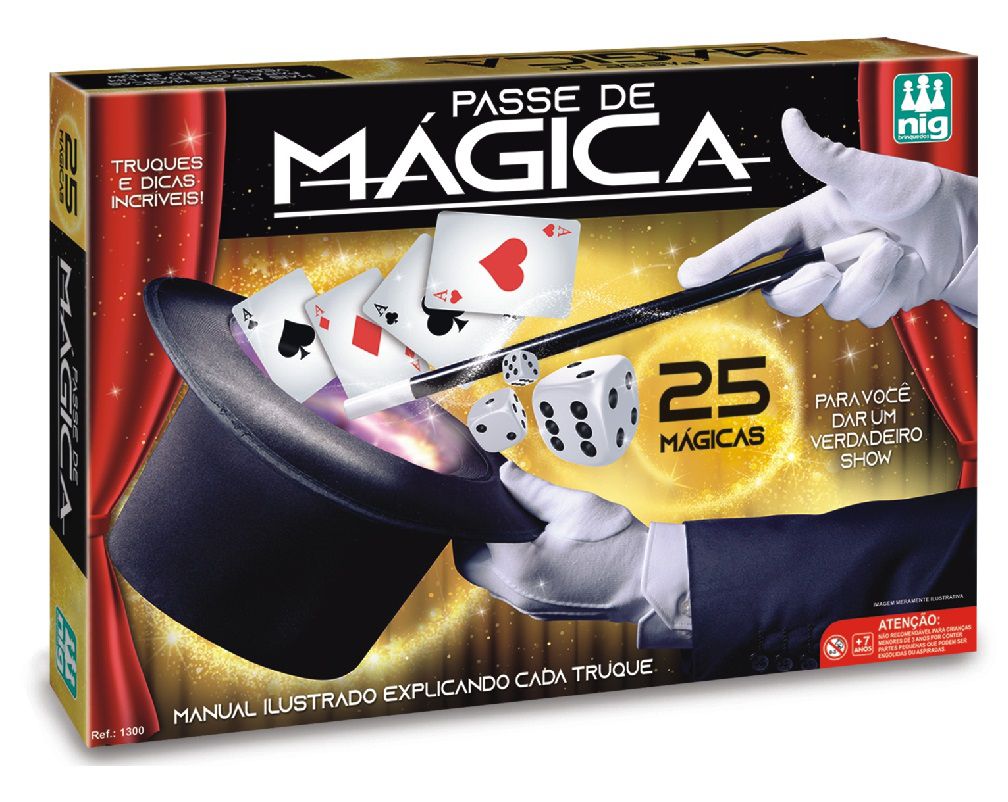 Jogo Infantil Super Mágicas Aprenda Os Truques Mágico Cartas - R$ 20,09