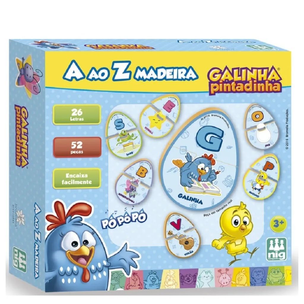 Kit Jogos Galinha Pintadinha - Alves Baby