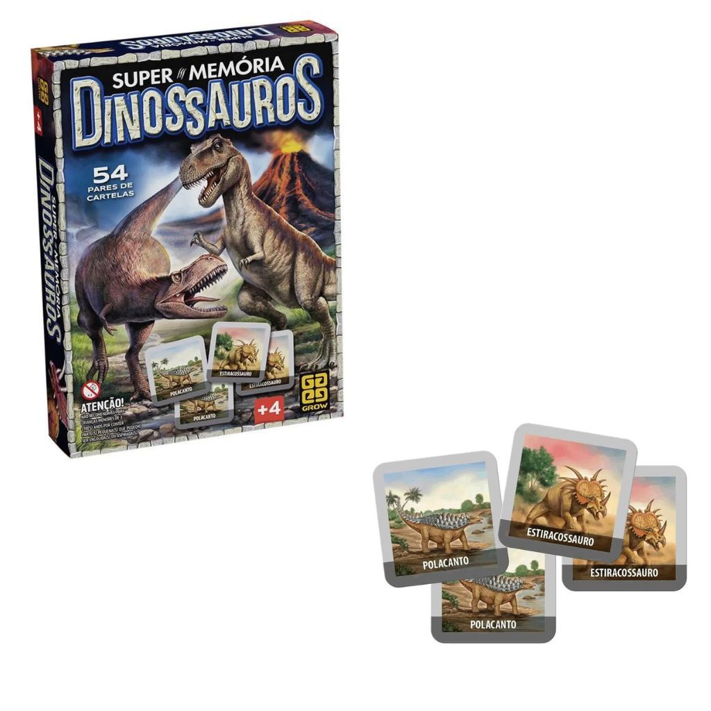 Jogo da Memória Dinossauros Baby