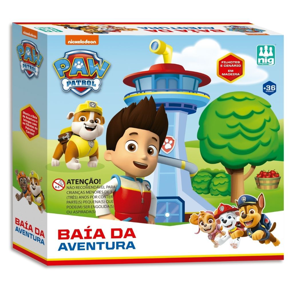 Jogo Infantil Brinquedo Kit Pintura Patrulha Canina - Nig - Babu