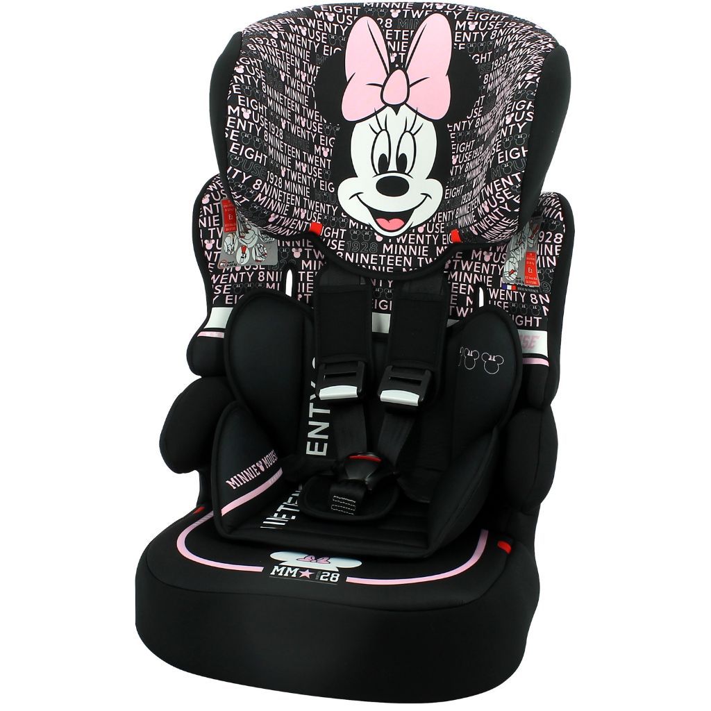 Cadeira Auto Kalle Minnie Mouse Preto - Disney - Team Tex - Alves Baby