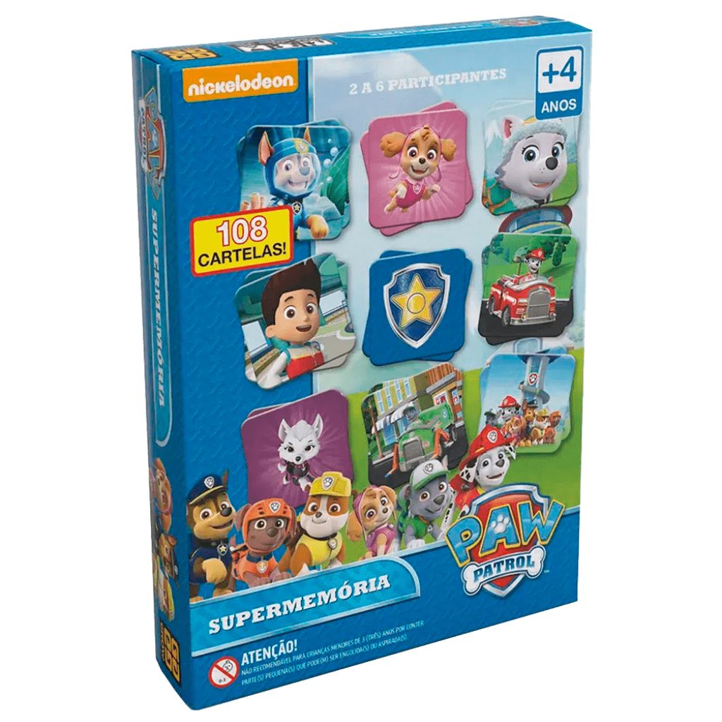 Kit de Pintura Infantil Paw Patrol +4 Anos Nig Brinquedos