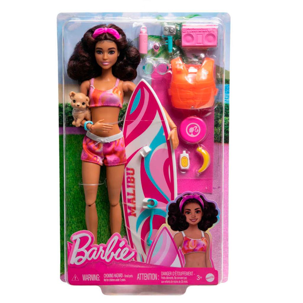 Barbie Fashion & Beauty Boneca Dia do Surf - Mattel - Alves Baby