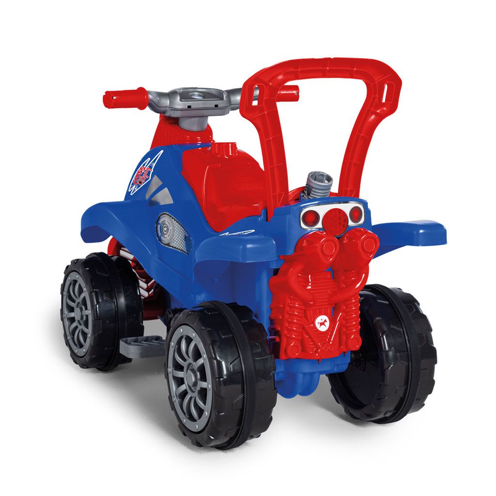 Patinete e Triciclo Infantil 2 em 1 Belfix Vermelho e Azul