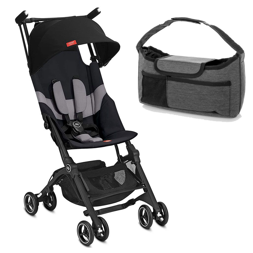 Carrinho de Bebe Pockit e Bolsa Organizadora para Carrinhos Alves Baby