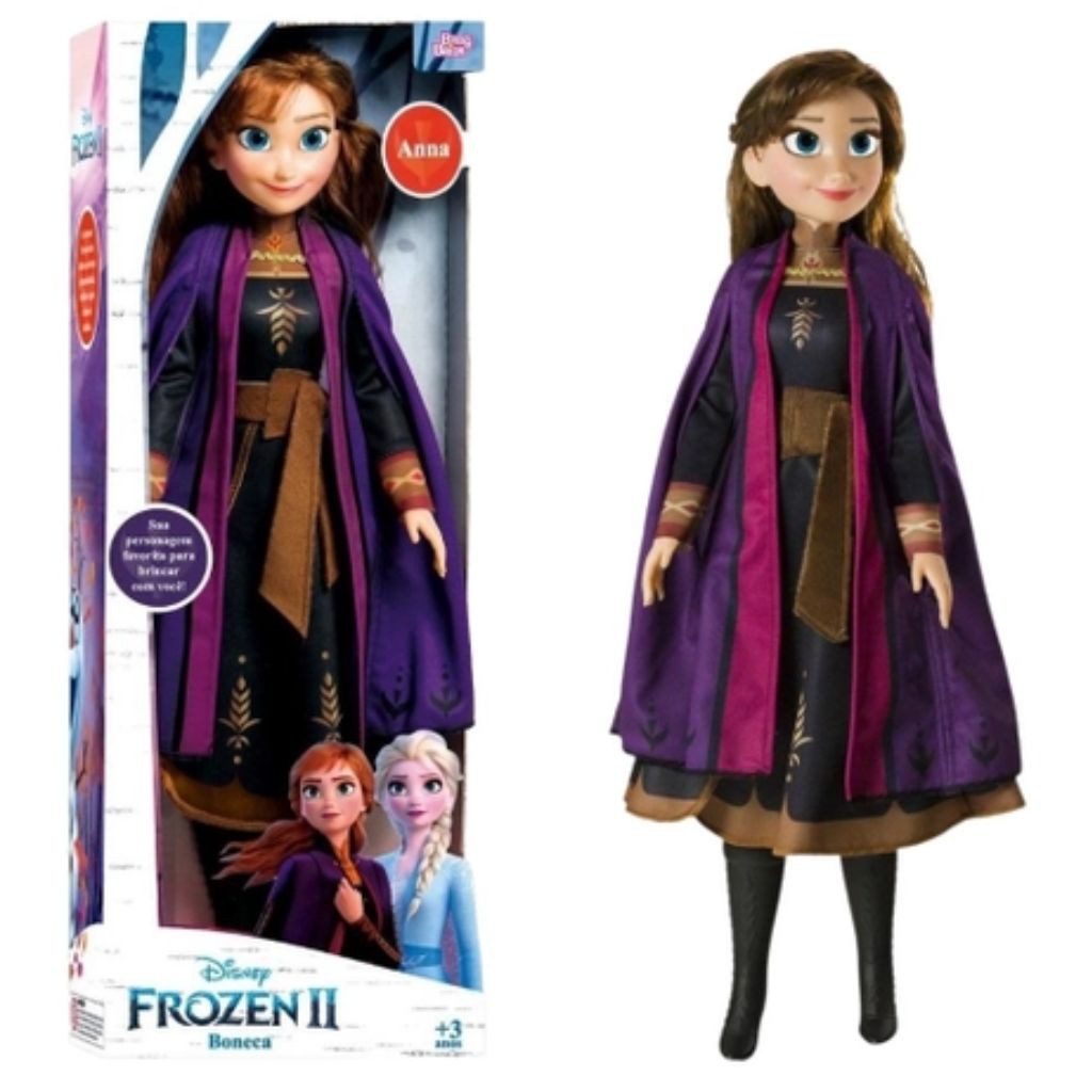 Bonecas Ana e Elsa Gigantes - FROZEN 2