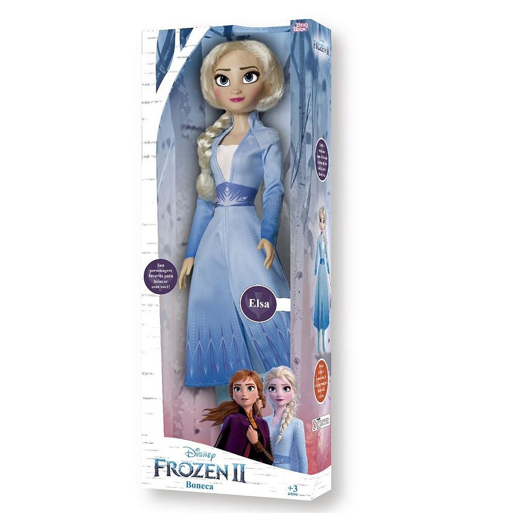 Boneca Mini My Size - Elsa - Frozen - Disney - Novabrink - Alves Baby