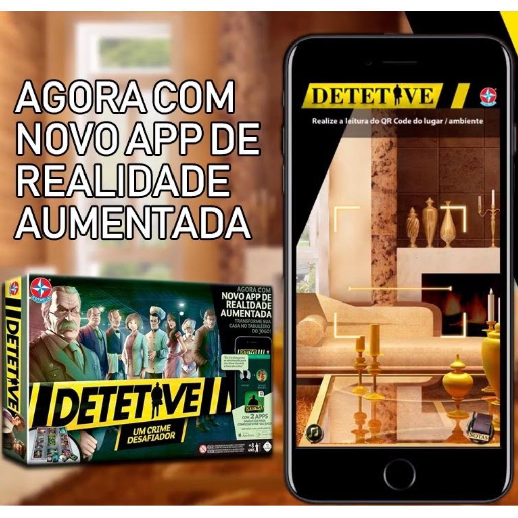 Jogo Detetive com App - Estrela