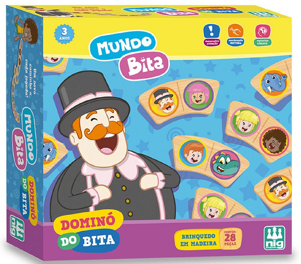 Kit Com 10 Jogos De Domino Infantil 28 Unidades