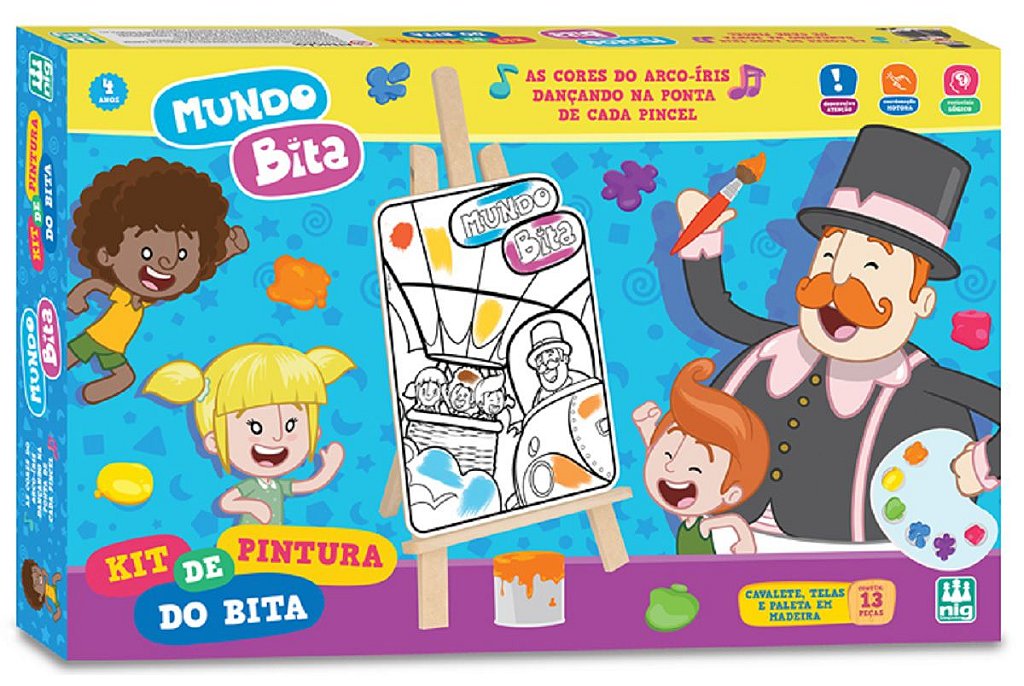 Kit de Pintura Galinha Pintadinha, Nig Brinquedos : :  Brinquedos e Jogos