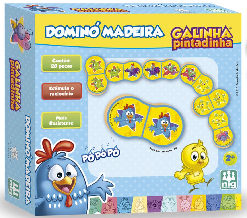 Quebra Cabeça Infantil Em Madeira Galinha Pintadinha - Bebe Brinquedo