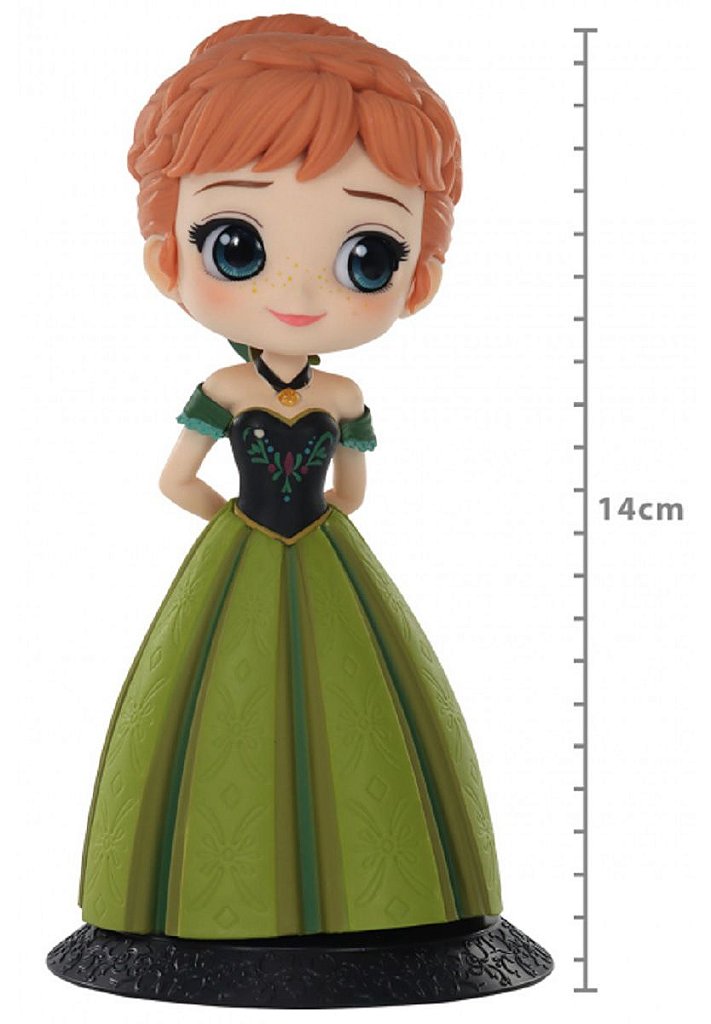 Action Figure - Anna - Frozen - Disney - Bandai Banpresto - Alves Baby