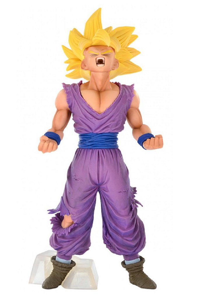 Kit 2 Bonecos Goku - Vegeta Super Saiyan + Broly Super Sayaj - R$ 106,9