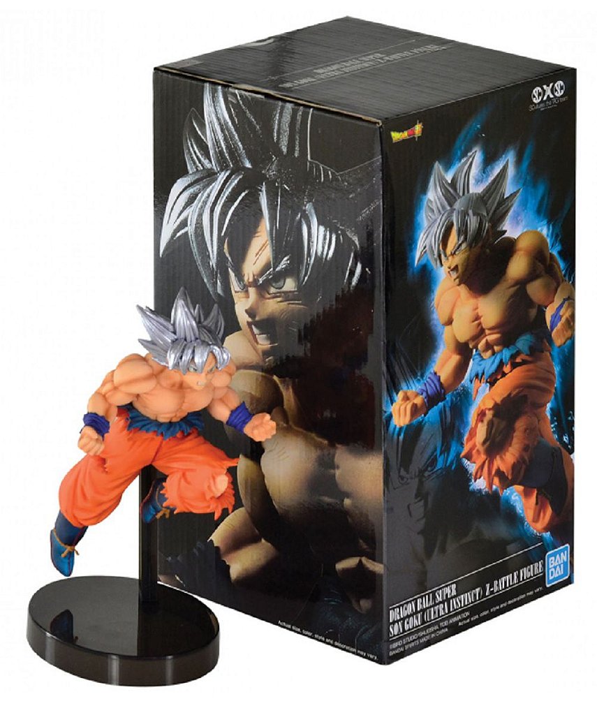 Boneco Dragon Ball Z Goku Instinto Superior Articulado + Acessórios 15 cm  Action Figure Colecionável Presente De Aniversário Decoração