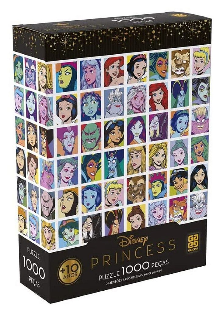 Box de Livros e Quebra cabeça das Princesas