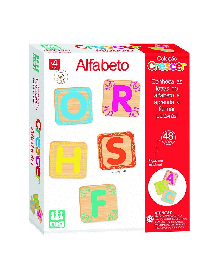 Jogo Infantil Educativo Aprendendo O Alfabeto - 4 anos - Nina