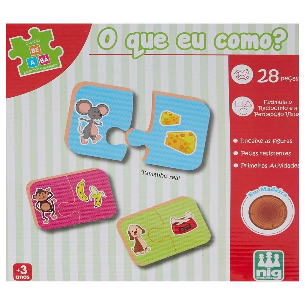 Jogo Educativo de Encaixar - Mamãe e Bebê - NIG Brinquedos - Alves Baby