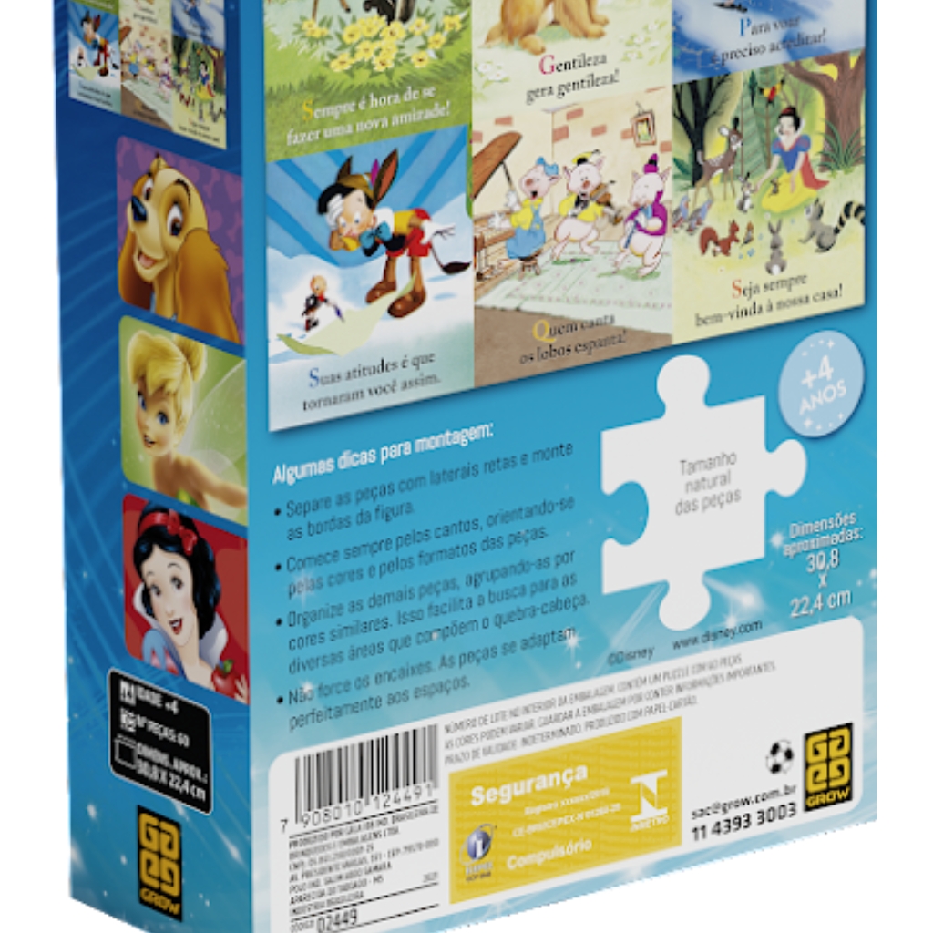 Quebra-Cabeça Mickey Disney Junior 60 Peças - Novo Papel