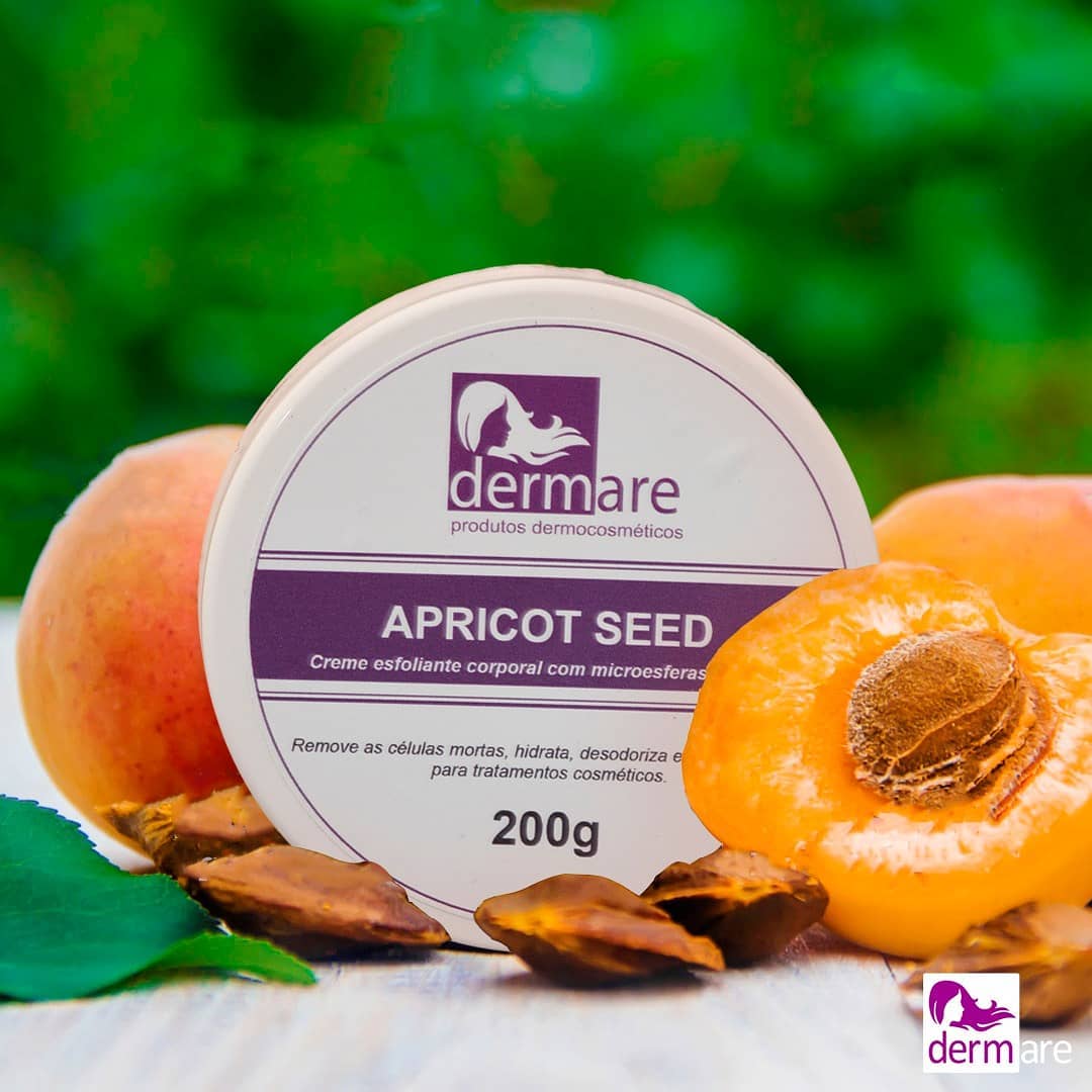 Creme Esfoliante Apricot Seed 200g - Dermare - Farmácia Belladona