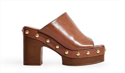 Tamanco Plataformas Feminino Aiko Marrom