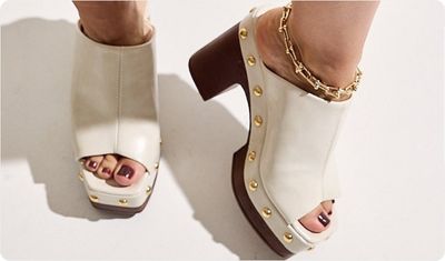 Estilo Tamanco Aiko Off White