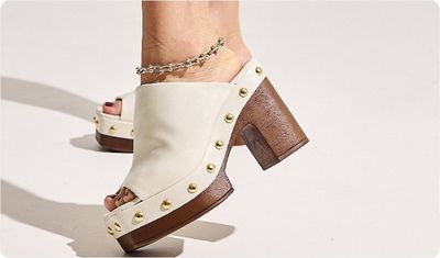 Tamanco Aiko Off White UseHitzz