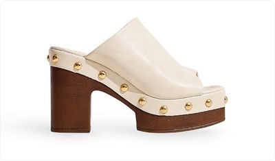 Tamanco Plataformas Feminino Aiko Off White