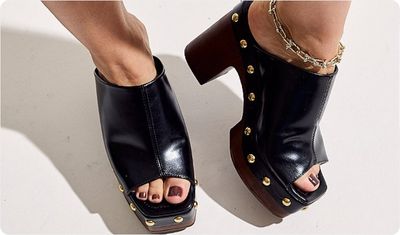 Estilo Tamanco Aiko Preto