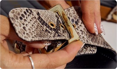 Estilo Tamanco Aisha Cobra