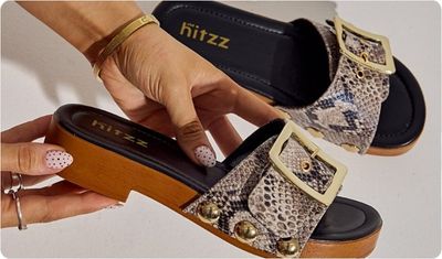 Tamanco Feminino Salto Baixo Aisha Cobra