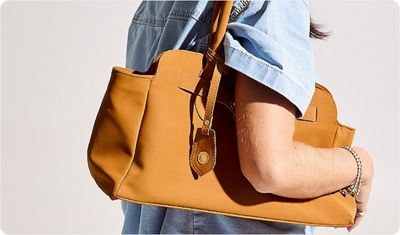 Bolsa Amália Bege Look Versátil