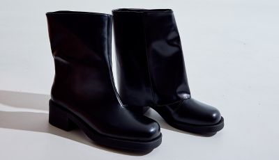 Bota Feminina Camille 2 em 1 Preta