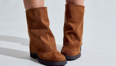 Bota Feminina Camille 2 em 1 Preta