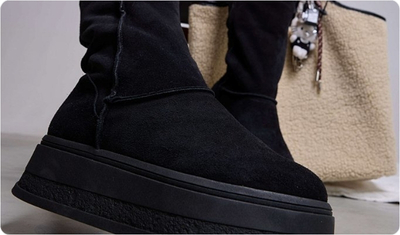 Forro peluciado Bota Andy Preta