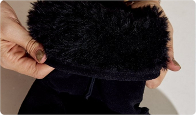 Bota Andy Preta com jeans e casacos