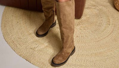 Estilo Bota Rubia Marrom